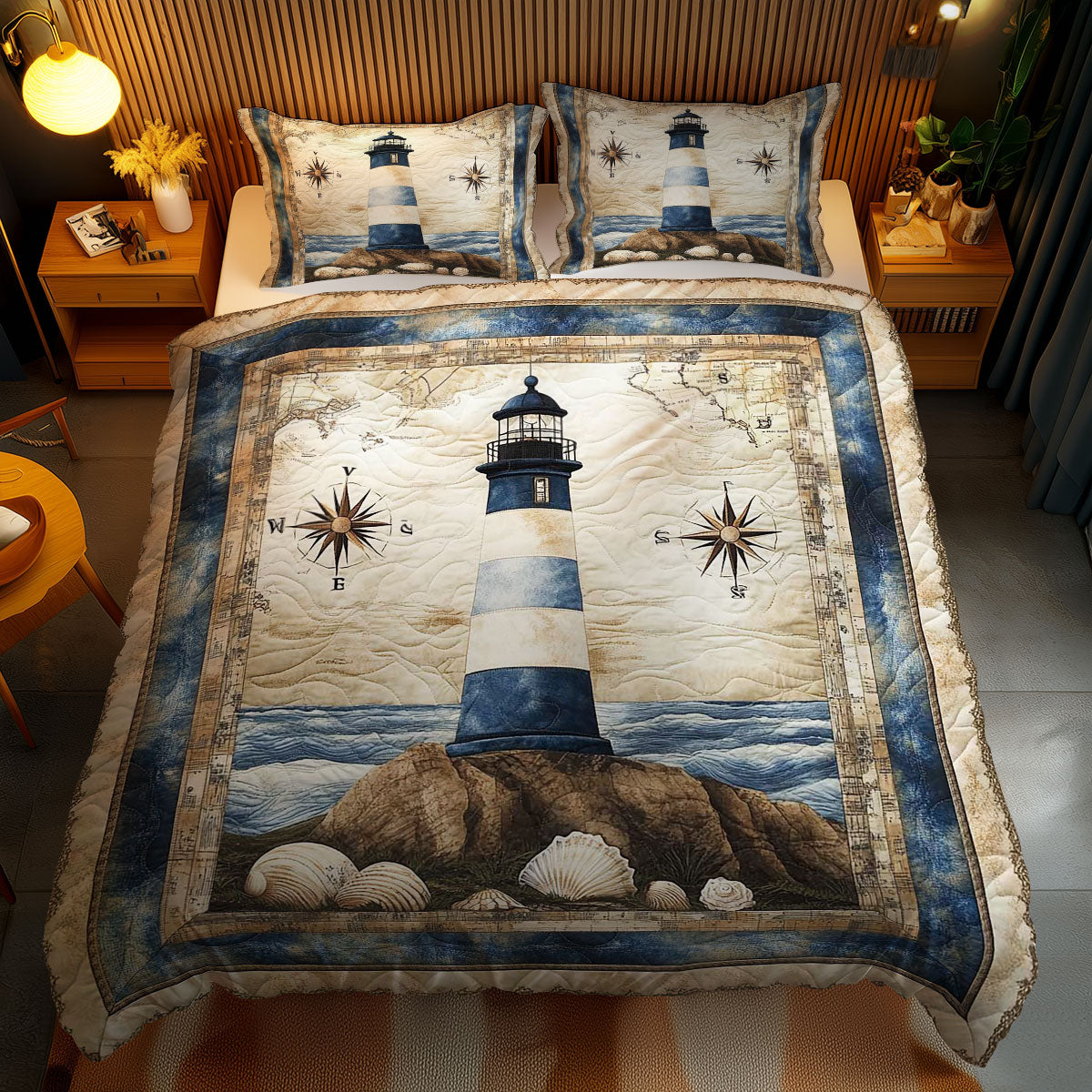 Ocean Lighthouse WN0502084CL Duvet Cover Set