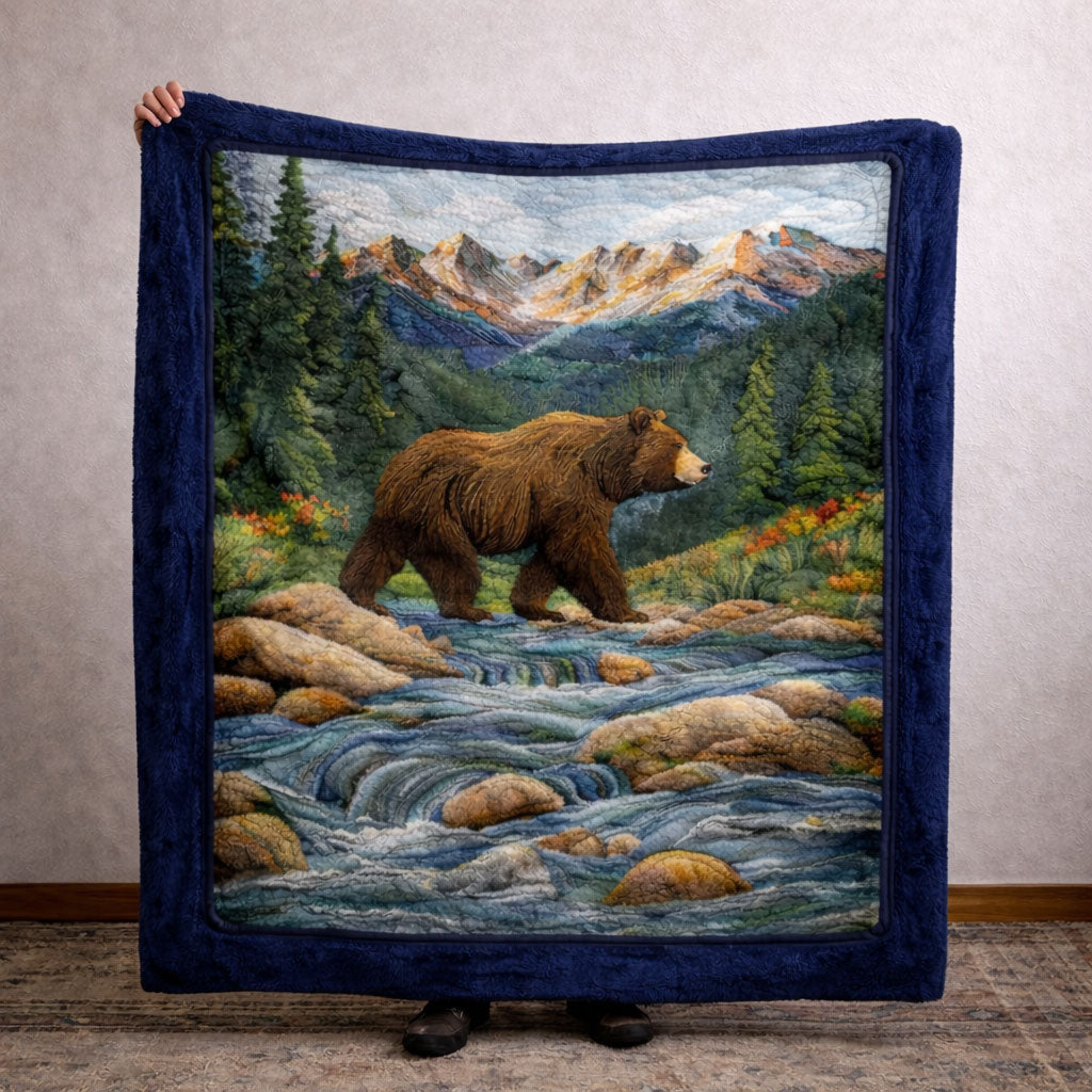 Mountain Bear KL2801004CL Faux Fur Throw Blanket