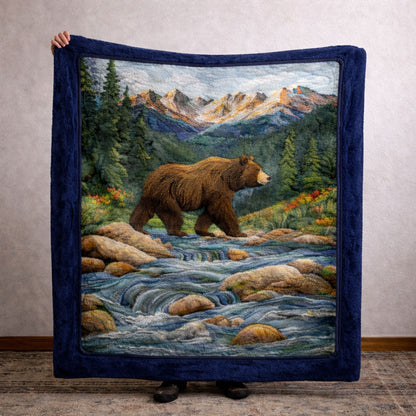 Mountain Bear KL2801004CL Faux Fur Throw Blanket