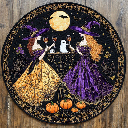 Witch’s Midnight Brew WN15080111CL Quilted Round Mat