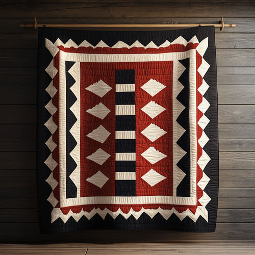 Geometric Path KL1301038CL Quilt