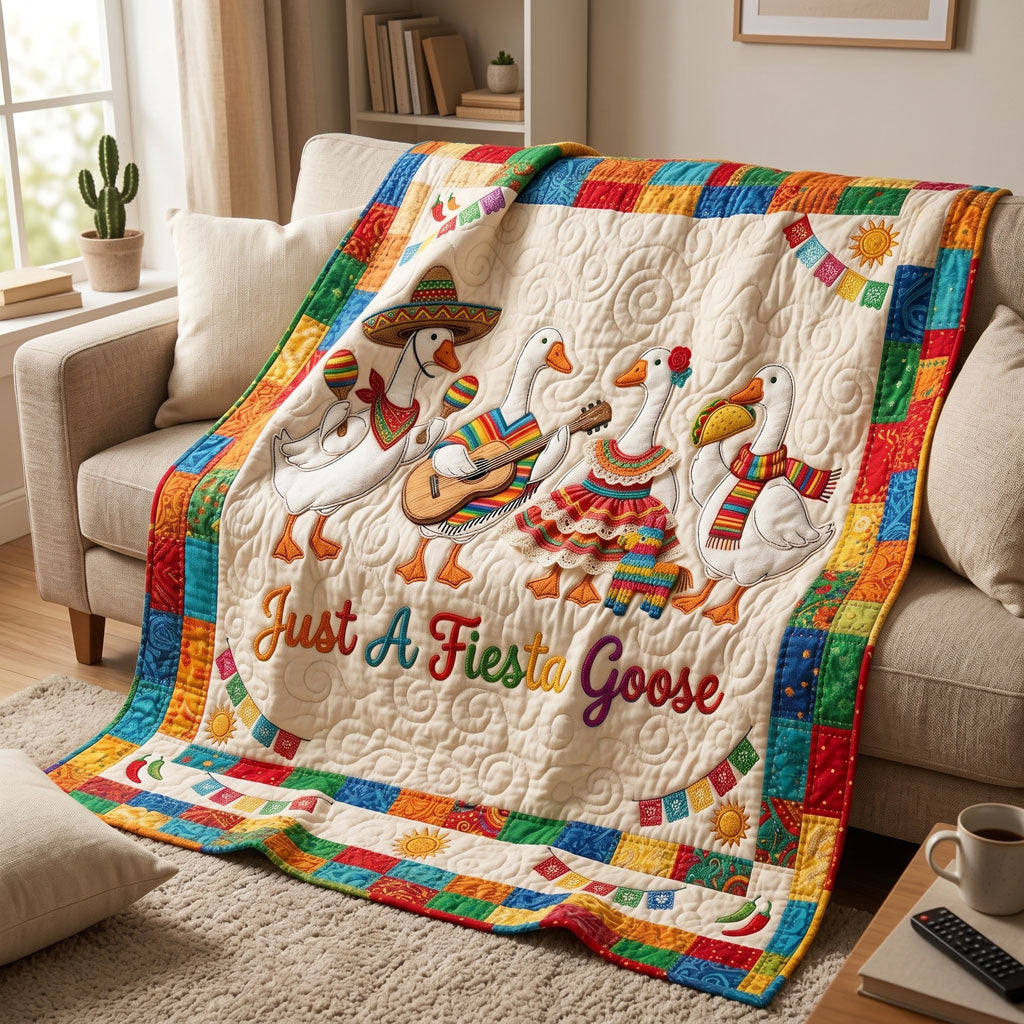 Fiesta Goose Squad WN1804006CL Quilt