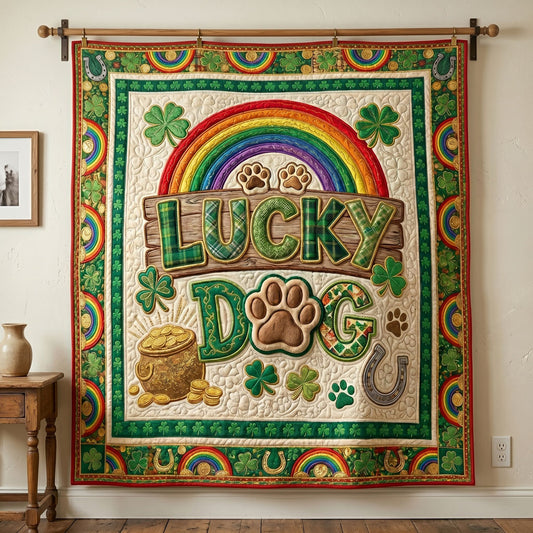 Lucky Dog St. Patrick’s WN0705016CL Quilt