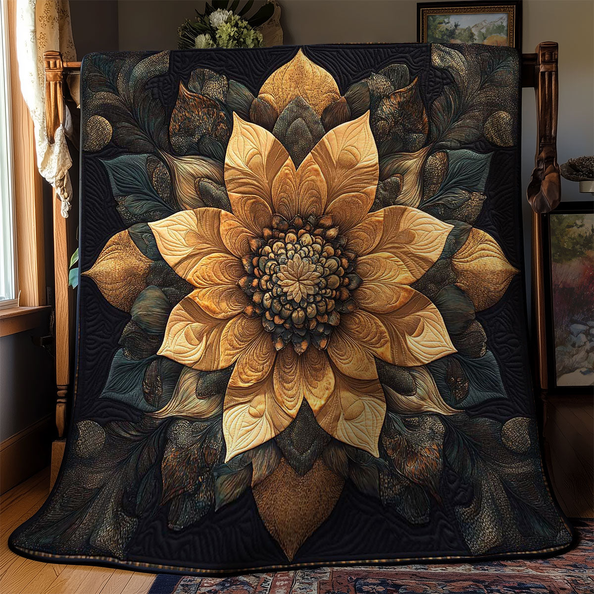 Majestic Flower WN1303054CL Quilt