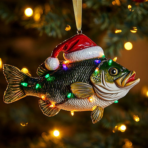 Joy Reef Fishing WN0411061CL Christmas Ornament