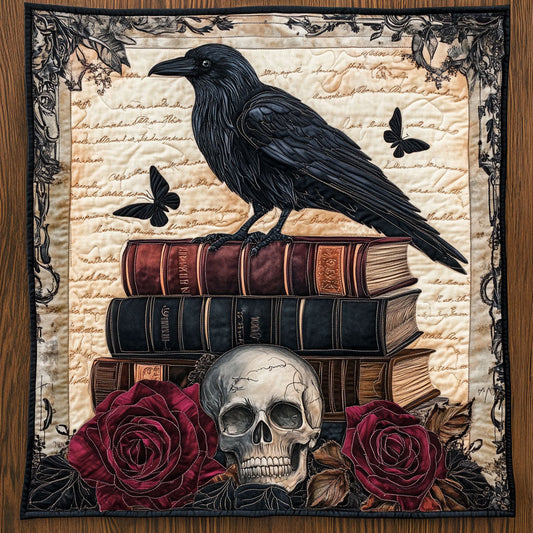 Mystic Raven Skull CW0901061CL Quilt
