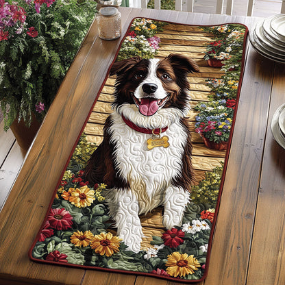 The Porch Guardian WJ1906029CL Quilted Table Runner