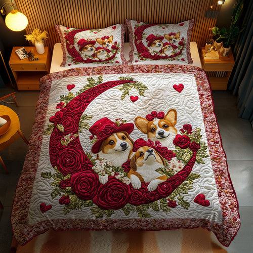 Lunar Love Corgi WN0201060CL Duvet Cover Set