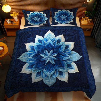 Blue Velvet Flower WN1103093CL Duvet Cover Set