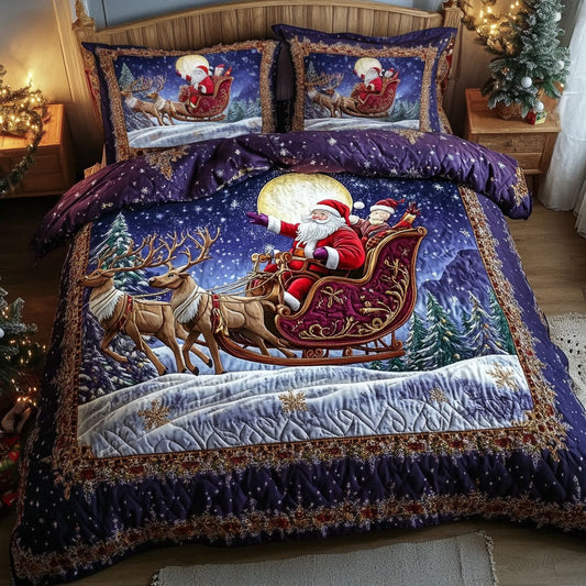 Santa Whispering Snow WN0210064CL Duvet Cover Set