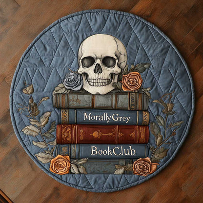 Skull Verse WN2005059CL Quilted Round Mat