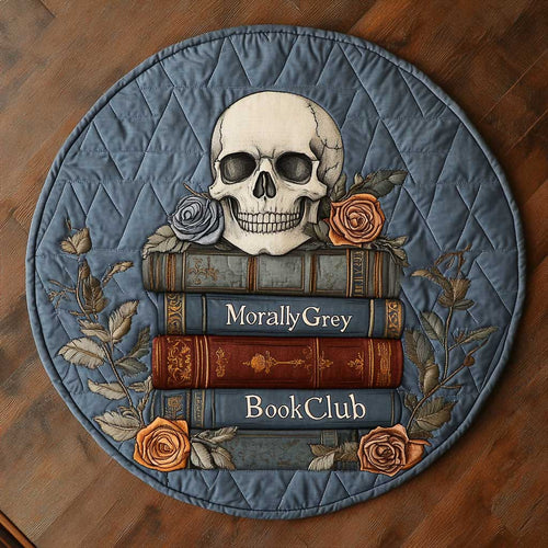 Skull Verse WN2005059CL Quilted Round Mat
