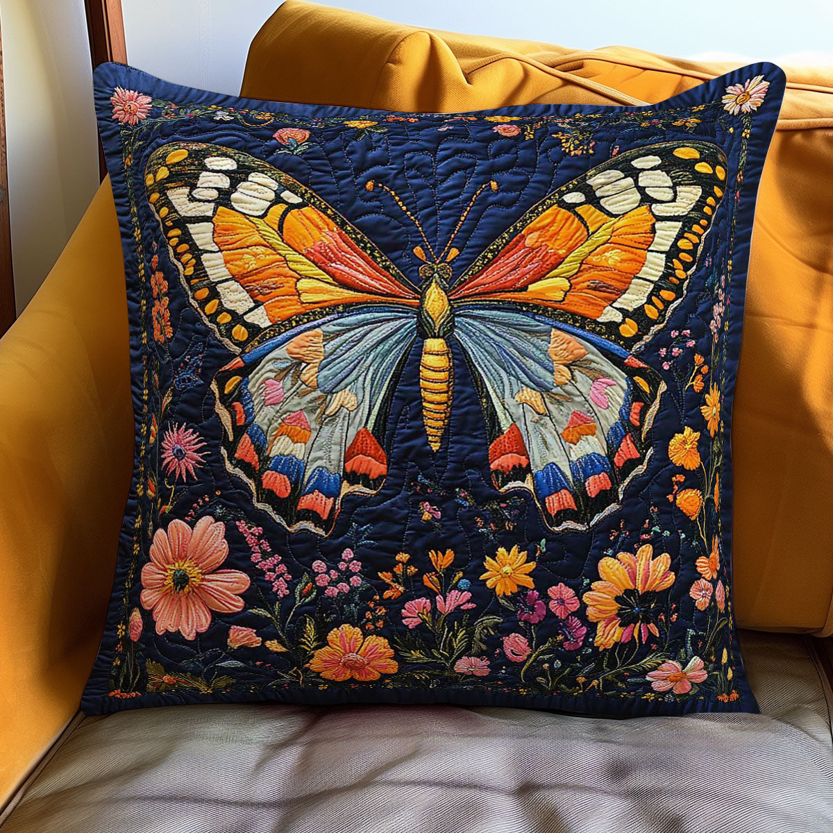 Blossom Butterfly WN1002090CL Quilt Pillow Case