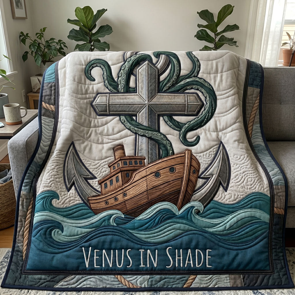 Nautical Leviathan Faith WN2904009CL Quilt