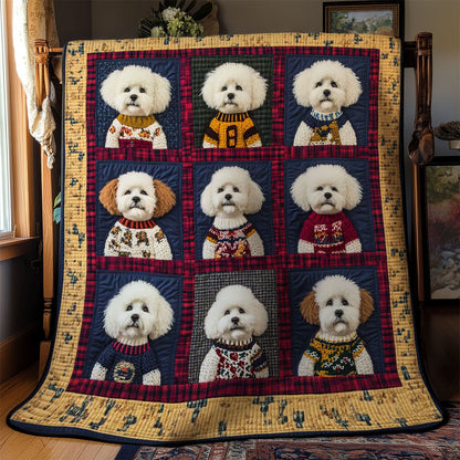 Bichon Frise Squad WN2301029CL Quilt