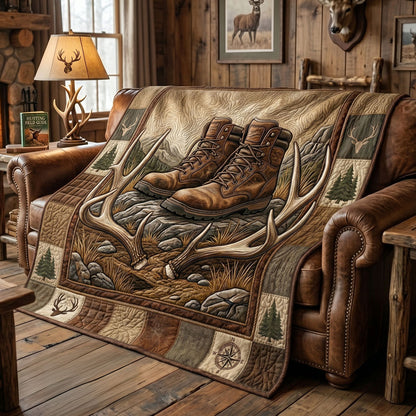 Trail Boots And Antlers WN1905015CL Quilt