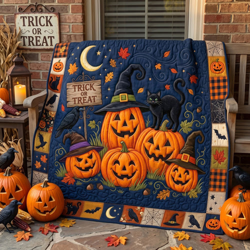 Trick Or Treat Pumpkin Patch WN2606017CL Quilt
