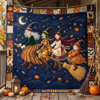 Halloween Witches Family WN2606011CL Quilt