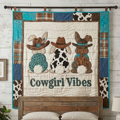 Cowgirl Vibes Bunny WN0904016CL Quilt