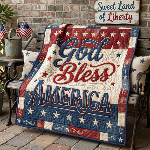 God Bless America WN2905010CL Quilt