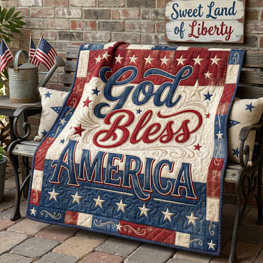 God Bless America WN2905010CL Quilt