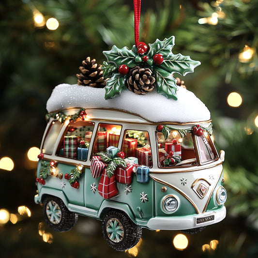 Cozy Camper Van WN2310010CL Christmas Ornament