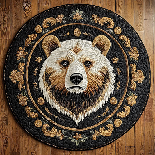 Wild Bear Spirit KL0412005CL Quilted Round Mat