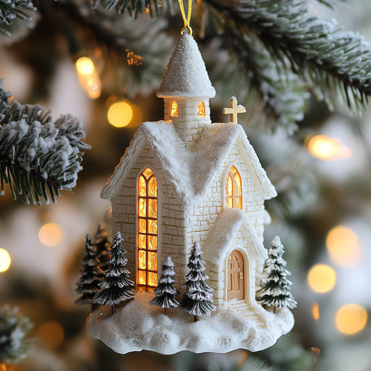 Crystal Chapel CP2811136CL Christmas Ornament