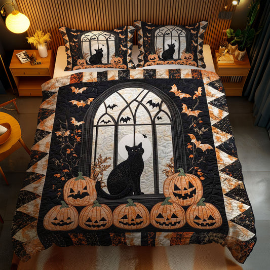 Moonlit Cat Shadows WN0702094CL Duvet Cover Set