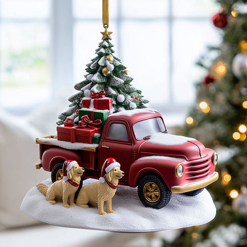 Red Truck Ready LT3010011CL Christmas Ornament
