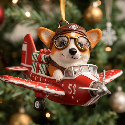 Sky Corgi CP2411088CL Christmas Ornament