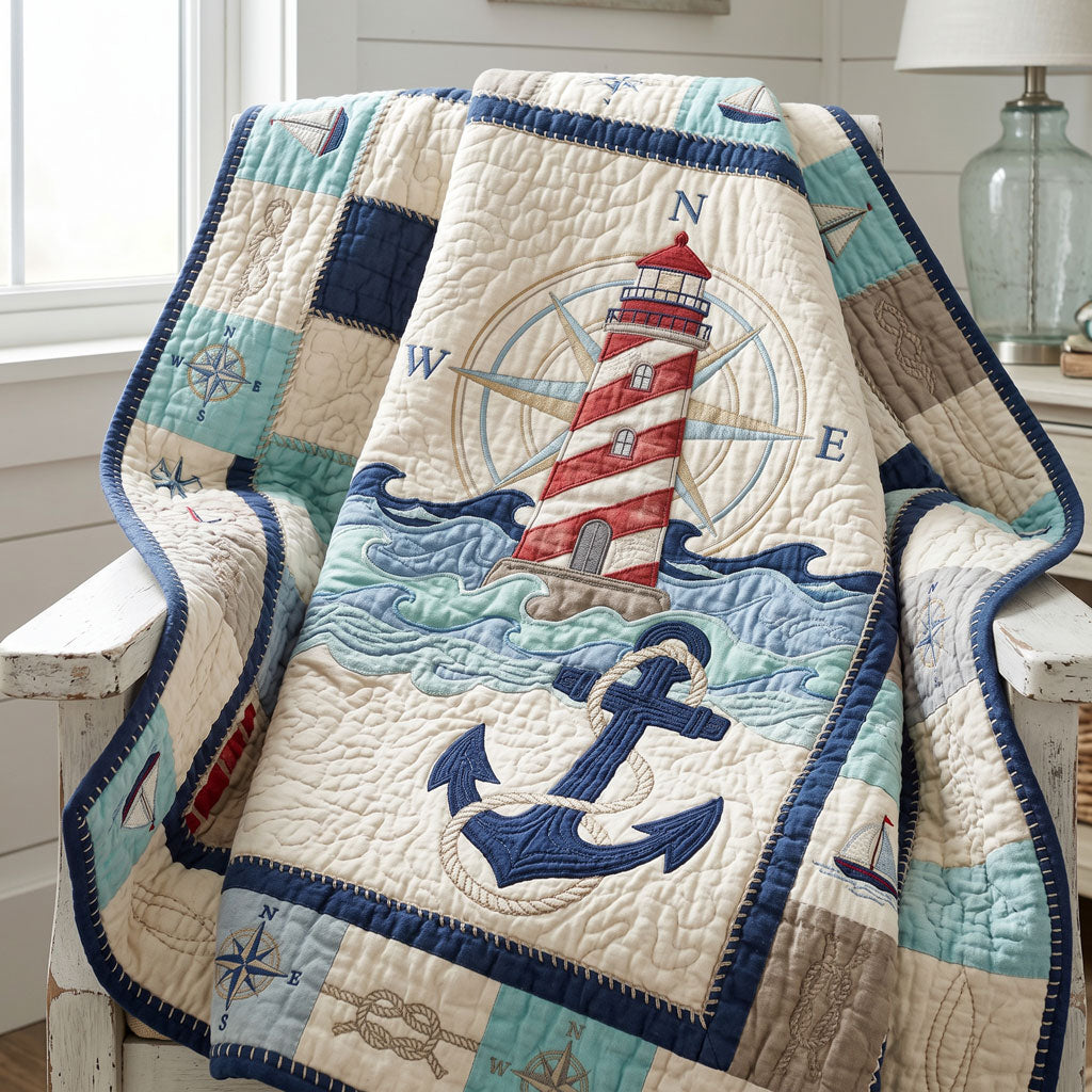 Coastal Lighthouse Charm WN1605005CL Quilt