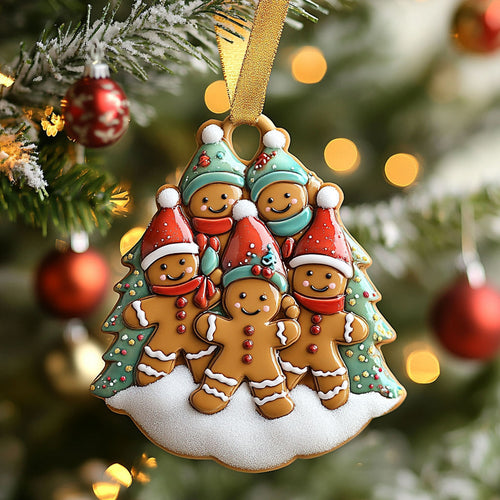 Gingerbread Star Cheer WN1811026CL Christmas Ornament