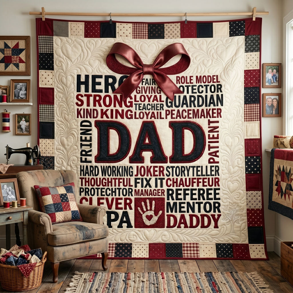 Dad's Many Roles WN1006009CL Quilt
