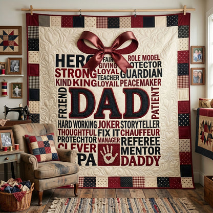 Dad's Many Roles WN1006009CL Quilt