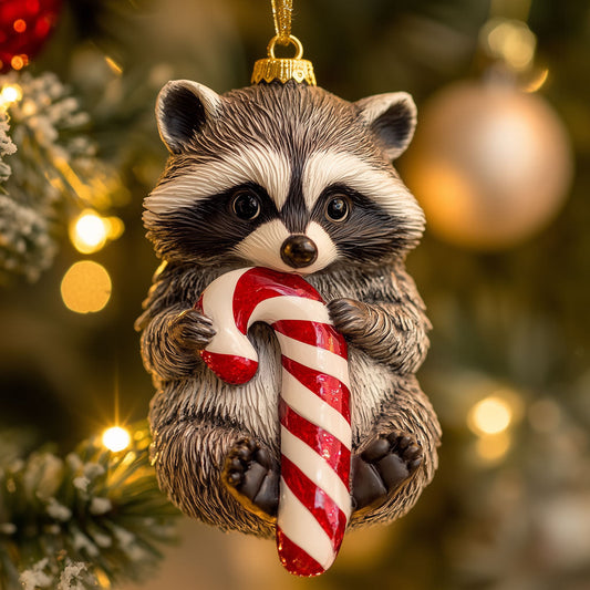 Sweet Treat Raccoon LT2110023CL Christmas Ornament