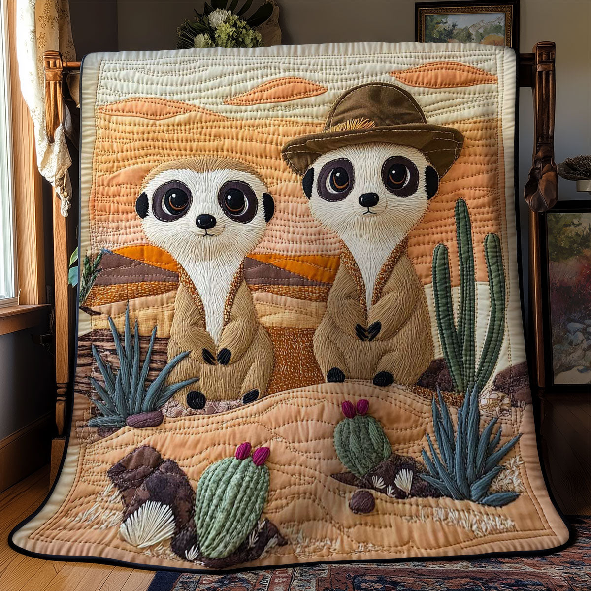 Friendly Meerkat WN0803065CL Quilt