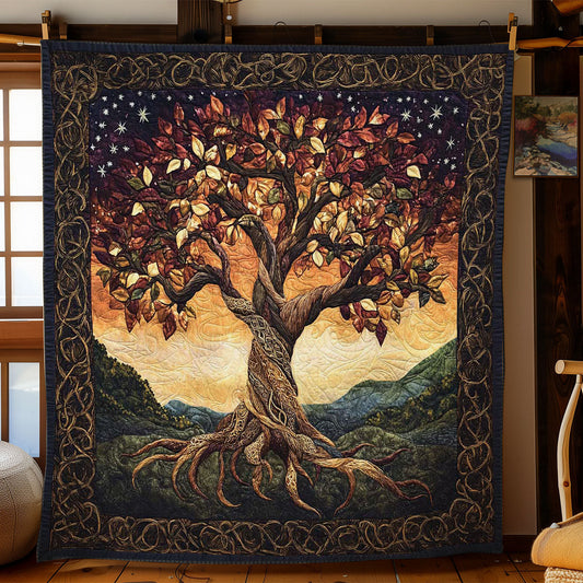 Braided Roots Tree Of Life WN0301031CL Quilt