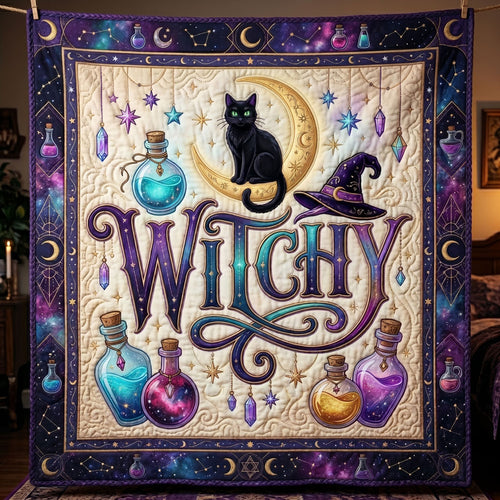 Moonlit Mystic Witch WN0705018CL Quilt