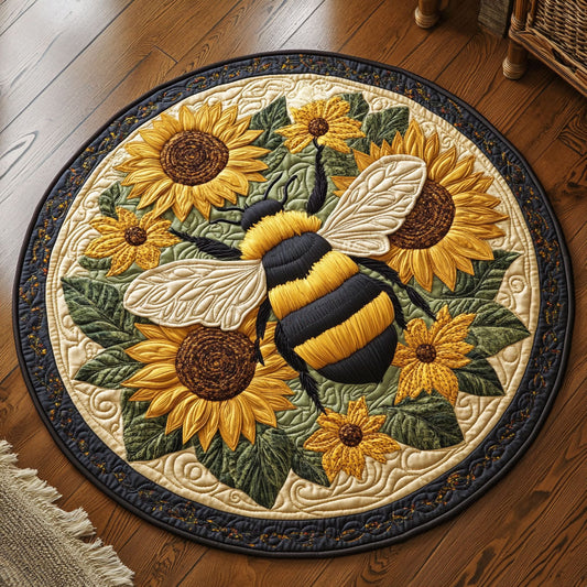 Bee & Sunflower KL0212003CL Quilted Round Mat