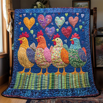 Homestead Hens WP0603024CL Quilt