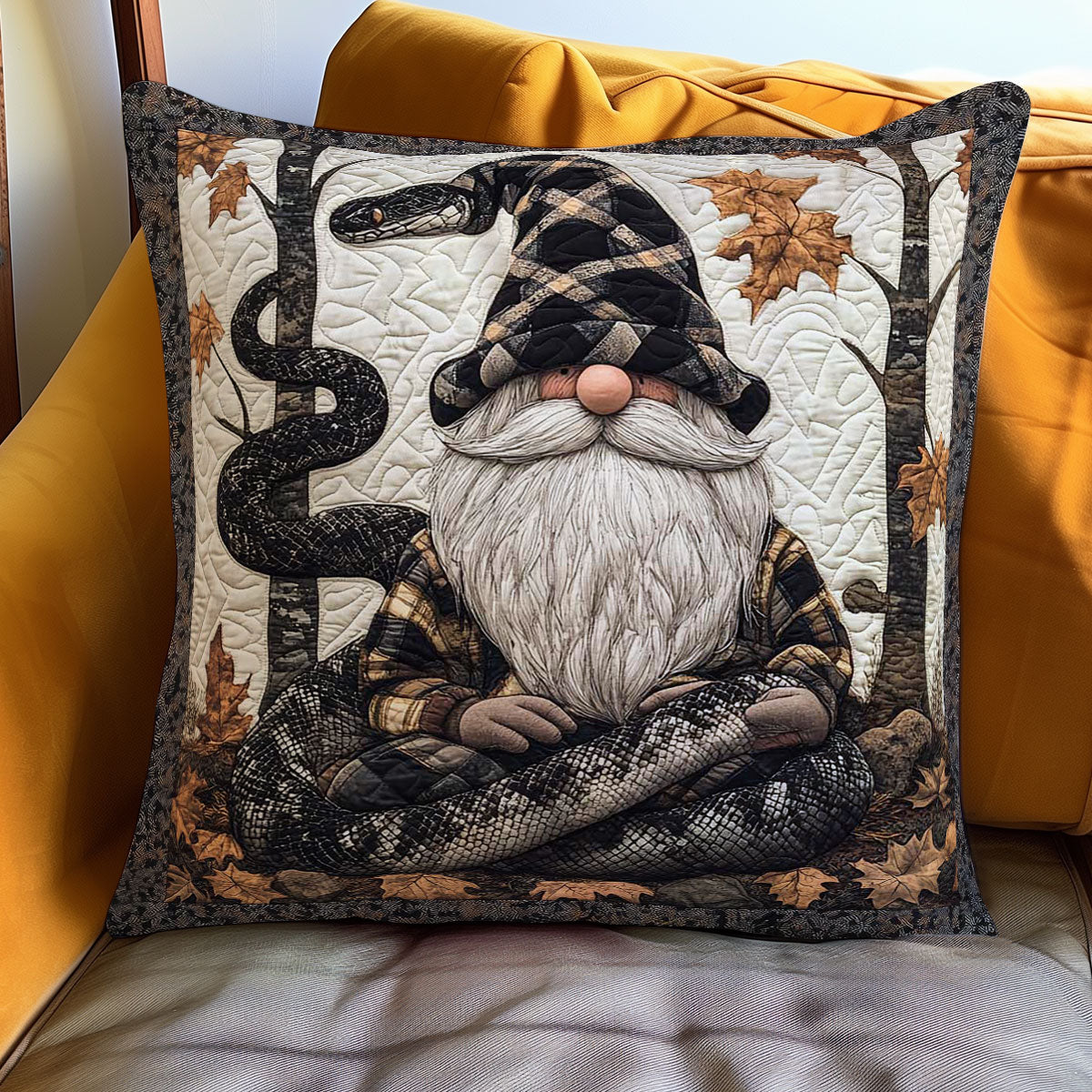 Gnome's Serpent Embrace WN0802105CL Quilt Pillow Case