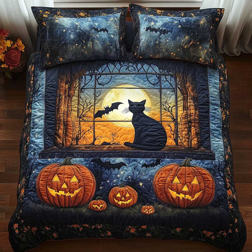 Pumpkin Cat WN1302008CL Duvet Cover Set