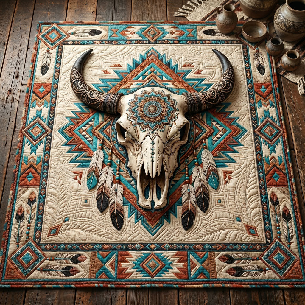Desert Spirit Skull WN0606002CL Quilt