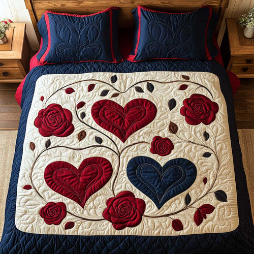 Red Roses Heart WP1501035CL Duvet Cover Set