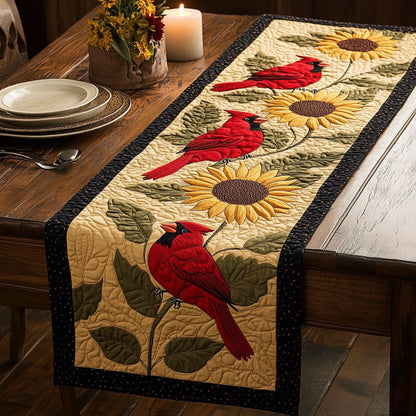 Sunny Cardinal CW0407049CL Quilted Table Runner