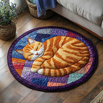 Dreamy Cat WN1903071CL Quilted Round Mat