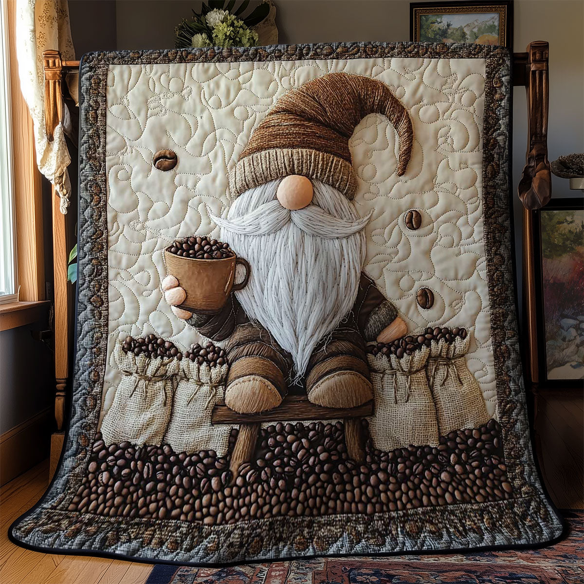 Morning Brew Gnome WN0503060CL Quilt