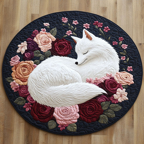 Rose Whisper Fox KL0801002CL Quilted Round Mat