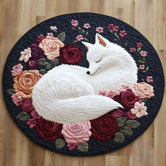 Rose Whisper Fox KL0801002CL Quilted Round Mat